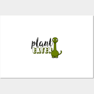 Plant eater cute logo Posters and Art